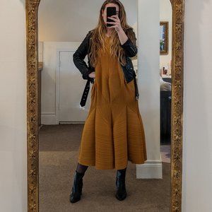 Mustard Midi Dress